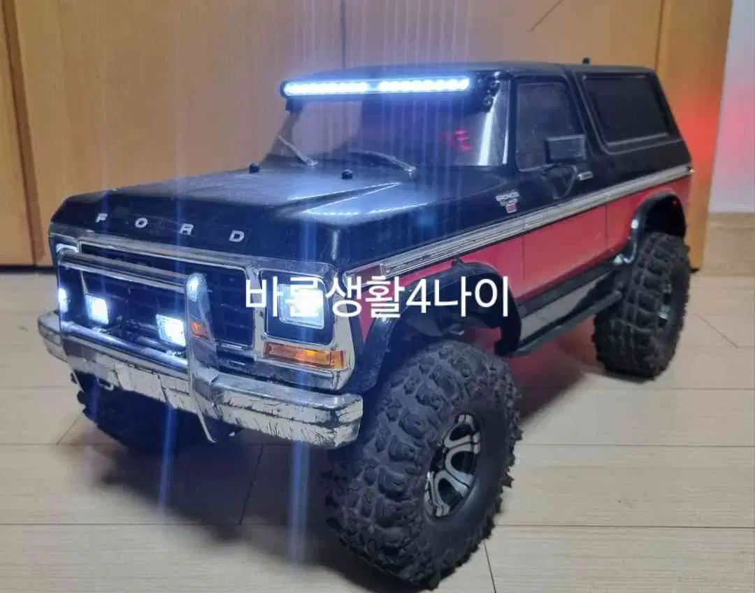 [RC카]TRX4 브롱코 4WD 풀led 트라이얼 루비콘 디펜더 알씨카